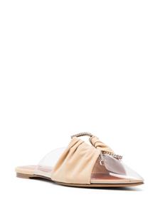 Nensi Dojaka Muiltjes met strikdetail - Beige
