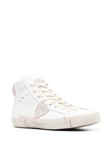 Philippe Model Paris High-top sneakers met logopatch - Wit