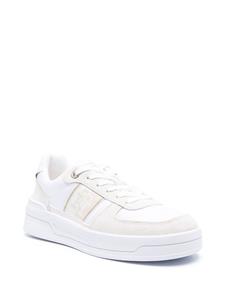 Tommy Hilfiger panelled leather sneakers - Wit