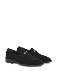 giuseppezanotti Giuseppe Zanotti Archibald suède loafers - Zwart