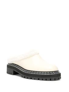 Proenza Schouler Lammy muiltjes - Wit