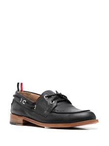 Thom Browne Veterschoenen met afwerking - Zwart