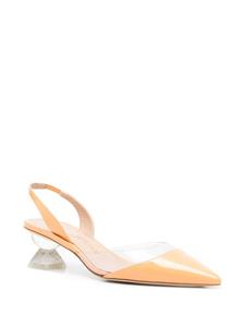 Stuart Weitzman Lucite Sculpt pumps - Oranje