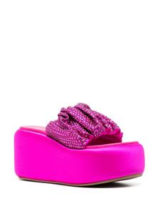 Le Silla Muiltjes verfraaid met stras - Roze