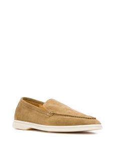 Scarosso Loafers met ronde neus - Beige