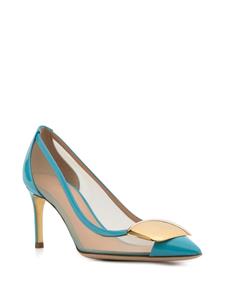 Rupert Sanderson Pumps met doorzichtig vlak - Blauw