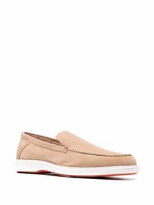 Santoni Suède loafers - Beige