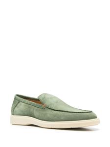 Santoni Loafers met ronde neus - Groen