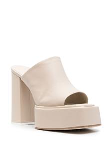 3juin Muiltjes met blokhak - Beige