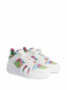 Giuseppe Zanotti Talon sneakers met tie-dye print - Wit