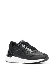 Calvin Klein Sneakers met monogram patroon - Zwart