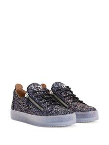 Giuseppe Zanotti Gail low-top sneakers met glitters - Zwart