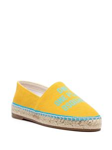 Dsquared2 Espadrilles met logoprint - Geel