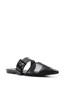 Alexander McQueen Muiltjes met puntige neus - Zwart