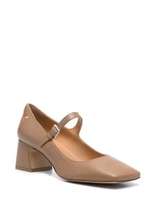 Maison Margiela Mary Jane schoenen met stiksel - Beige