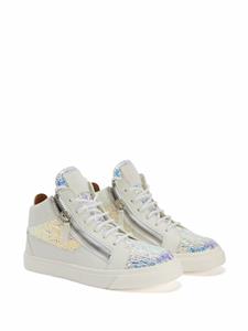 giuseppezanotti Giuseppe Zanotti Kriss sneakers met veters - Wit