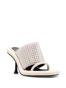JW Anderson Bumper-Tube leren muiltjes - Beige