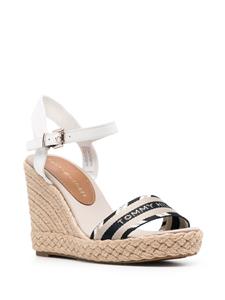 Tommy Hilfiger Sandalen met sleehak - Wit