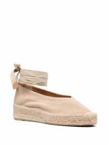 Castañer Espadrilles met veters - Beige