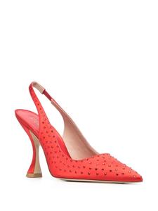 Stuart Weitzman Say pumps met stras - Rood