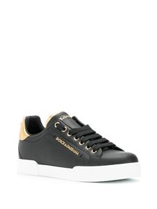 Dolce & Gabbana Portofino low-top sneakers - Zwart