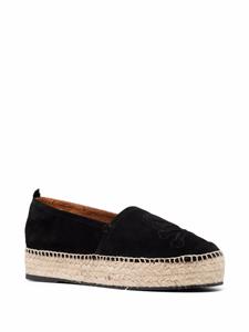 Philipp Plein Espadrilles met geborduurde doodskop - Zwart