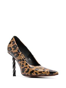 VETEMENTS Pumps met luipaardprint - Bruin