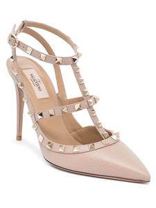 Valentino Rockstud leren pumps - Beige