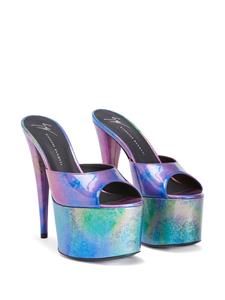 Giuseppe Zanotti Gz Aida muiltjes met plateauzool - Veelkleurig