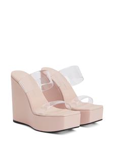 Giuseppe Zanotti Meissa Plexi sleehakken - Roze