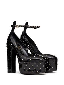 Valentino Tan-Go pumps met studs - Zwart