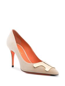 Santoni Suède pumps - Beige