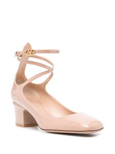 Valentino Tan-Go lakleren pumps - Roze