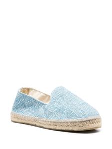 Manebi Espadrilles met geometrische print - Blauw