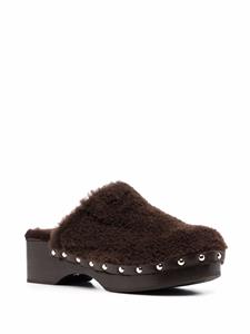 Ancient Greek Sandals Lammy klompen - Bruin