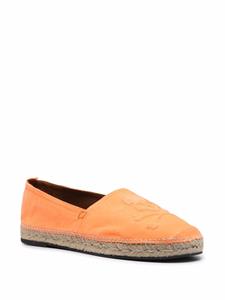 Philipp Plein Leren espadrilles - Oranje