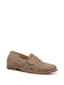 Rhude Loafers met bandanaprint - Bruin