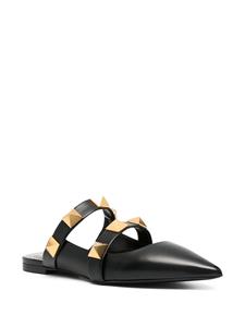 Valentino Roman muiltjes met studs - Zwart