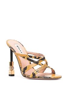 Bally Leren muiltjes - Geel
