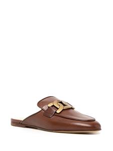 Tod's Muiltjes met ketting - Bruin