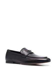 Tod's Loafers met logoplakkaat - Zwart