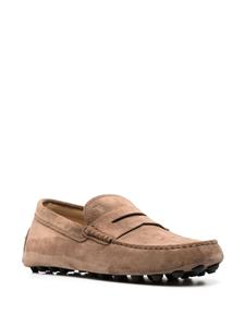Tod's City Gommino suède schoenen - Bruin
