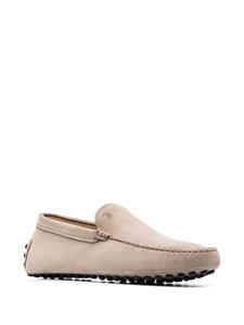 Tod's Loafers met logoplakkaat - Beige