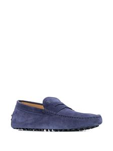 Tod's City Gommino loafers met textuur - Blauw