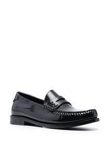 Saint Laurent Le Loafer schoenen met logoplakkaat - Zwart