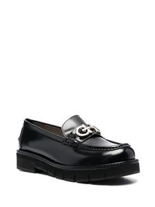 Ferragamo Ofelia Gancini horsebit loafers - Zwart
