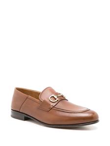 Ferragamo Gancini loafers met klapbare hak - Bruin