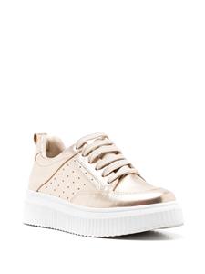 Sarah Chofakian Tênis Moss metallic sneakers - Goud