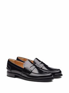 Church's Pembrey W5 gepolijste fumè loafers - Zwart