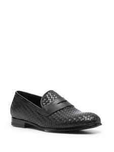 Scarosso Delfina leren loafers - Zwart